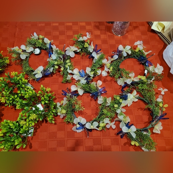 Brand new candle rings greens spring summer, NWT - Picture 3 of 4